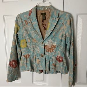 vintage peplum blazer